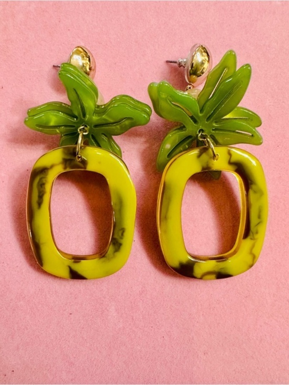 Pineapple Statement Earrings